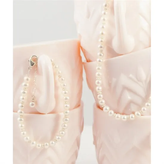 Precious Pearls Jewelry Set in Silver