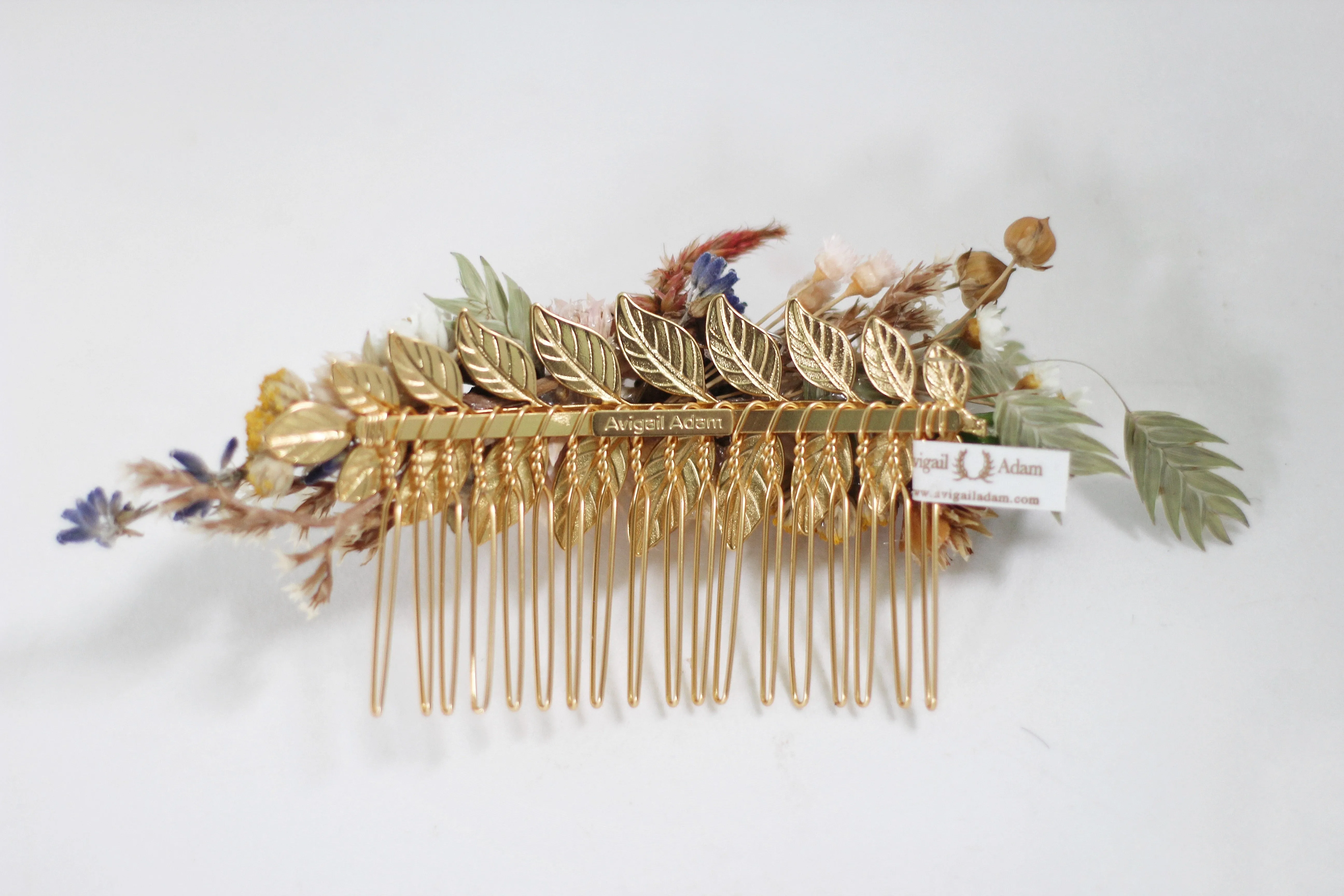 Preorder * Athena Dried Flowers Hair Comb