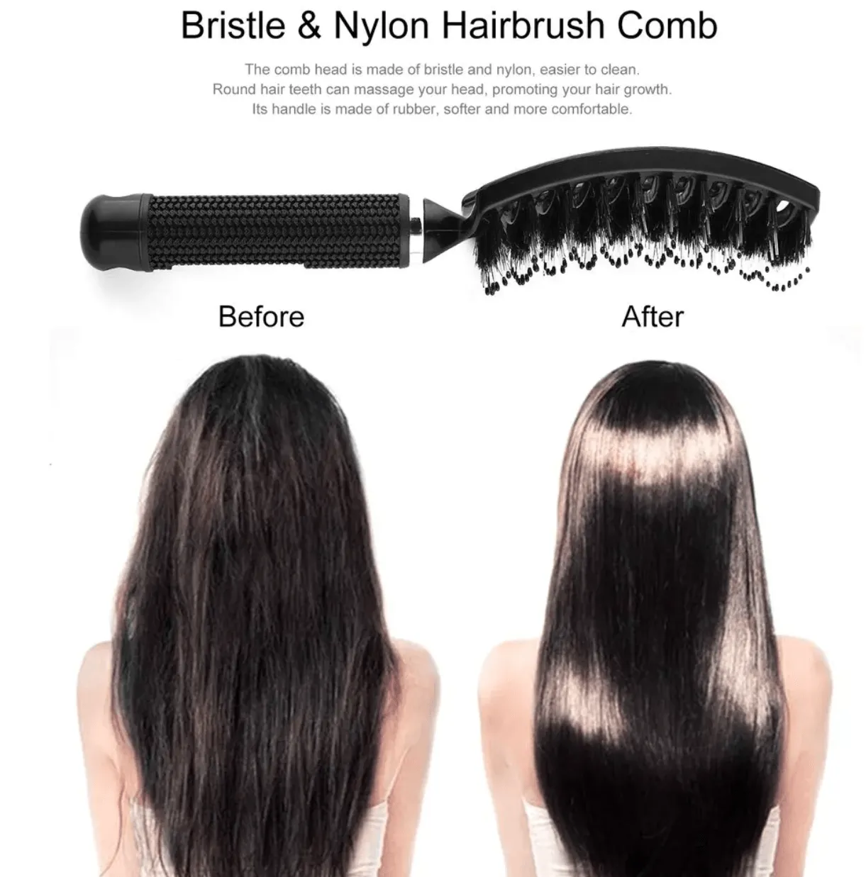 Professional Comb Nylon Tangle Hair Brush
