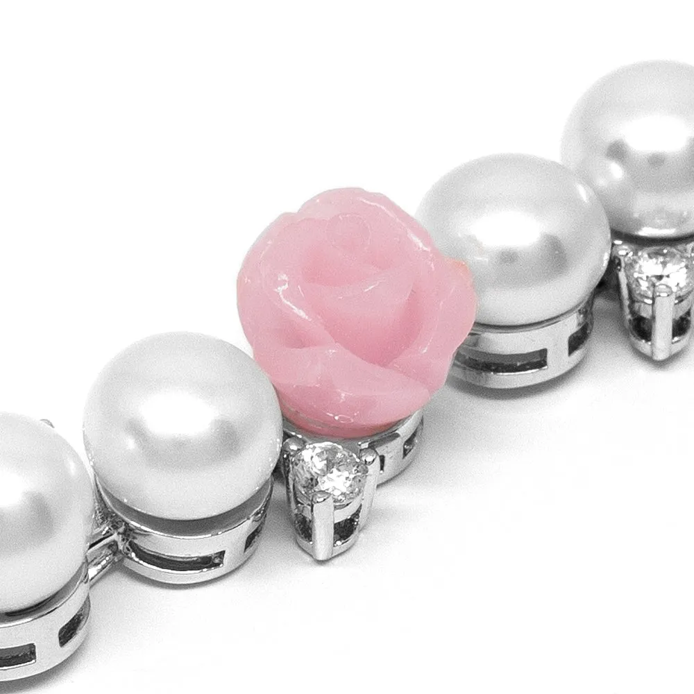 "La Vie en Rose" Cultured Pearl Bracelet
