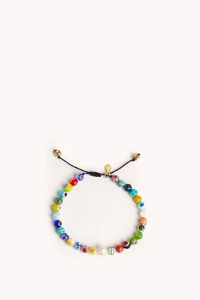 Rainbow Bead Slider Friendship Bracelet