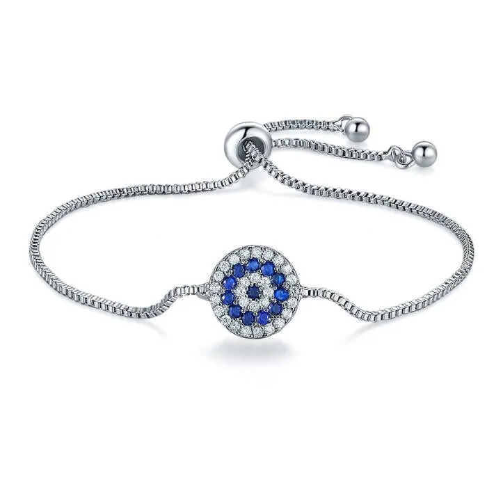 Red crystal simple pull bracelet