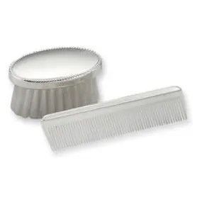 Reed & Barton Children's Military Brush and Comb Set - X1