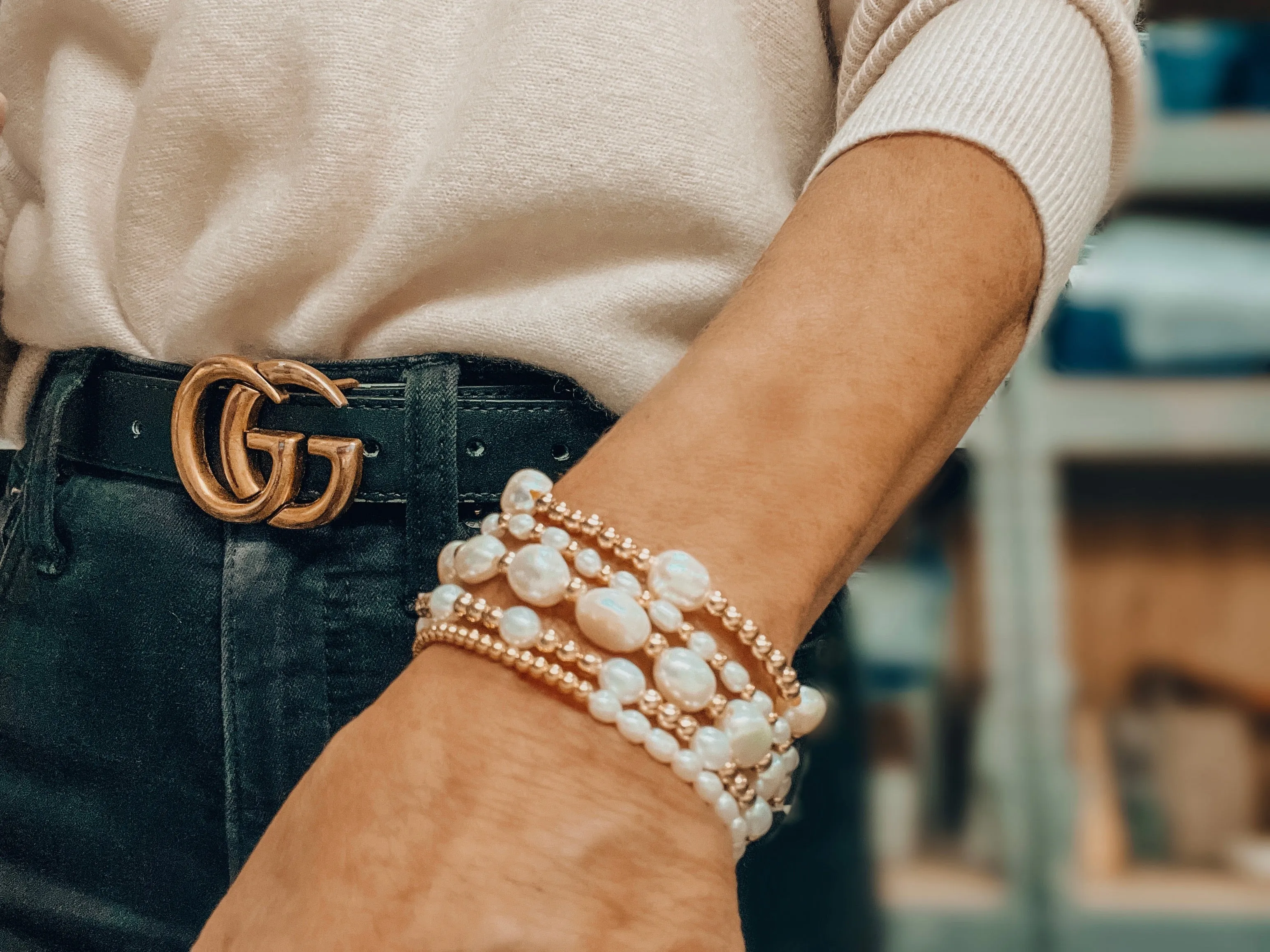 RICE PEARL BRACELET