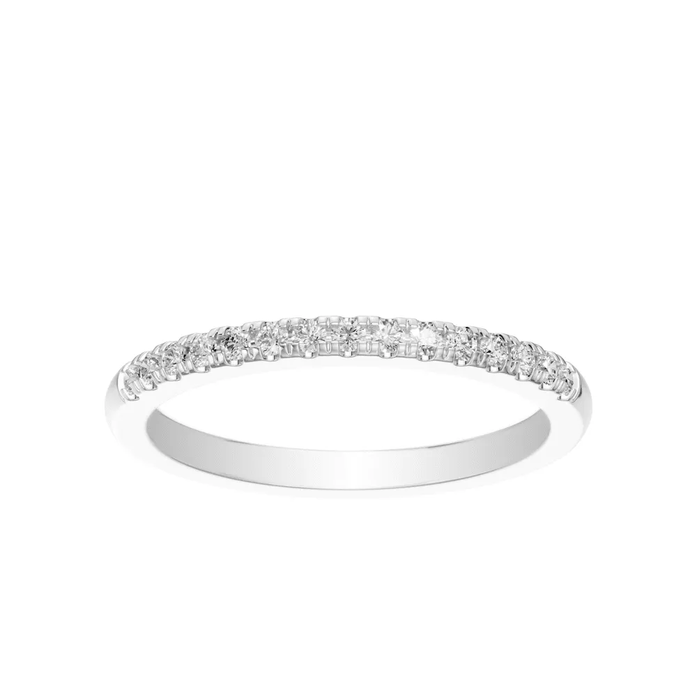 Ring and Bangle Set with 0.40ct of Laboratory Grown Diamonds in Sterling Silver and Platinum