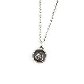 Round Leaf Necklace