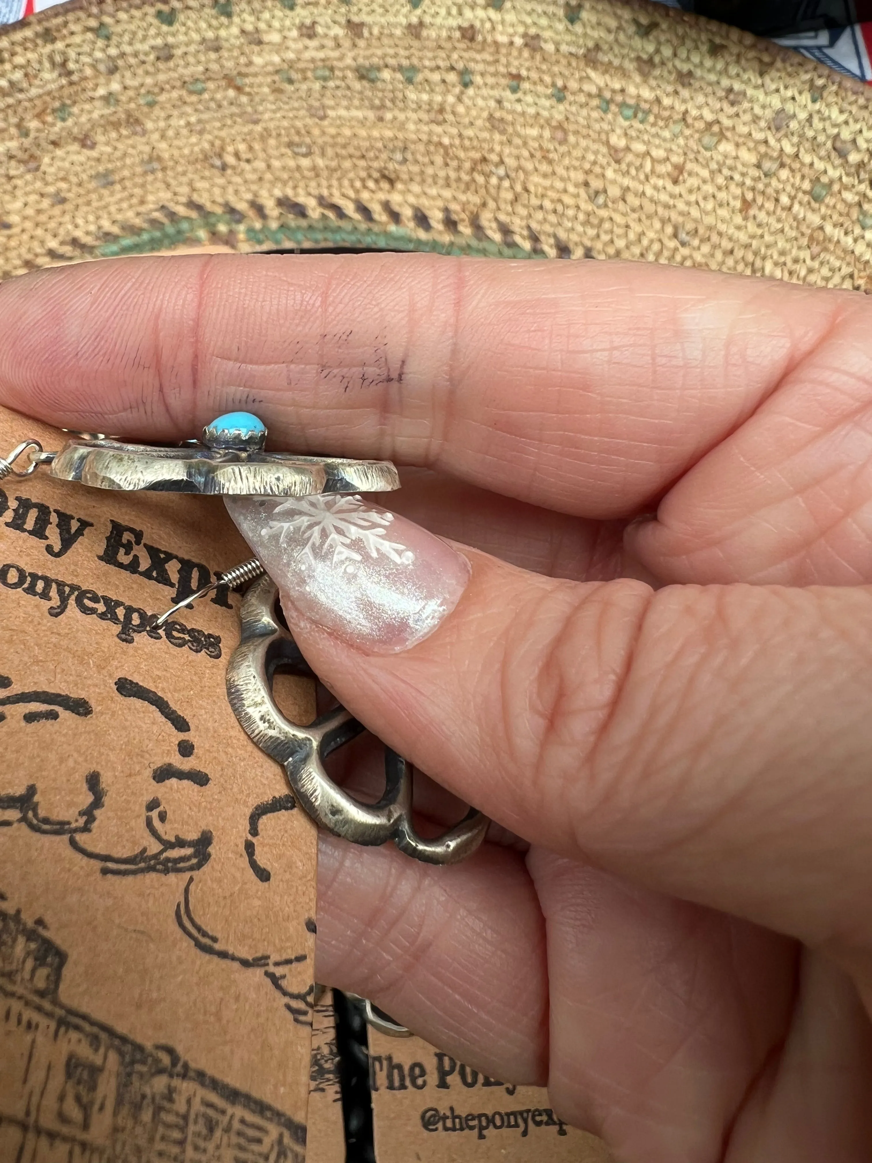 Sandcast Daisy Dangles