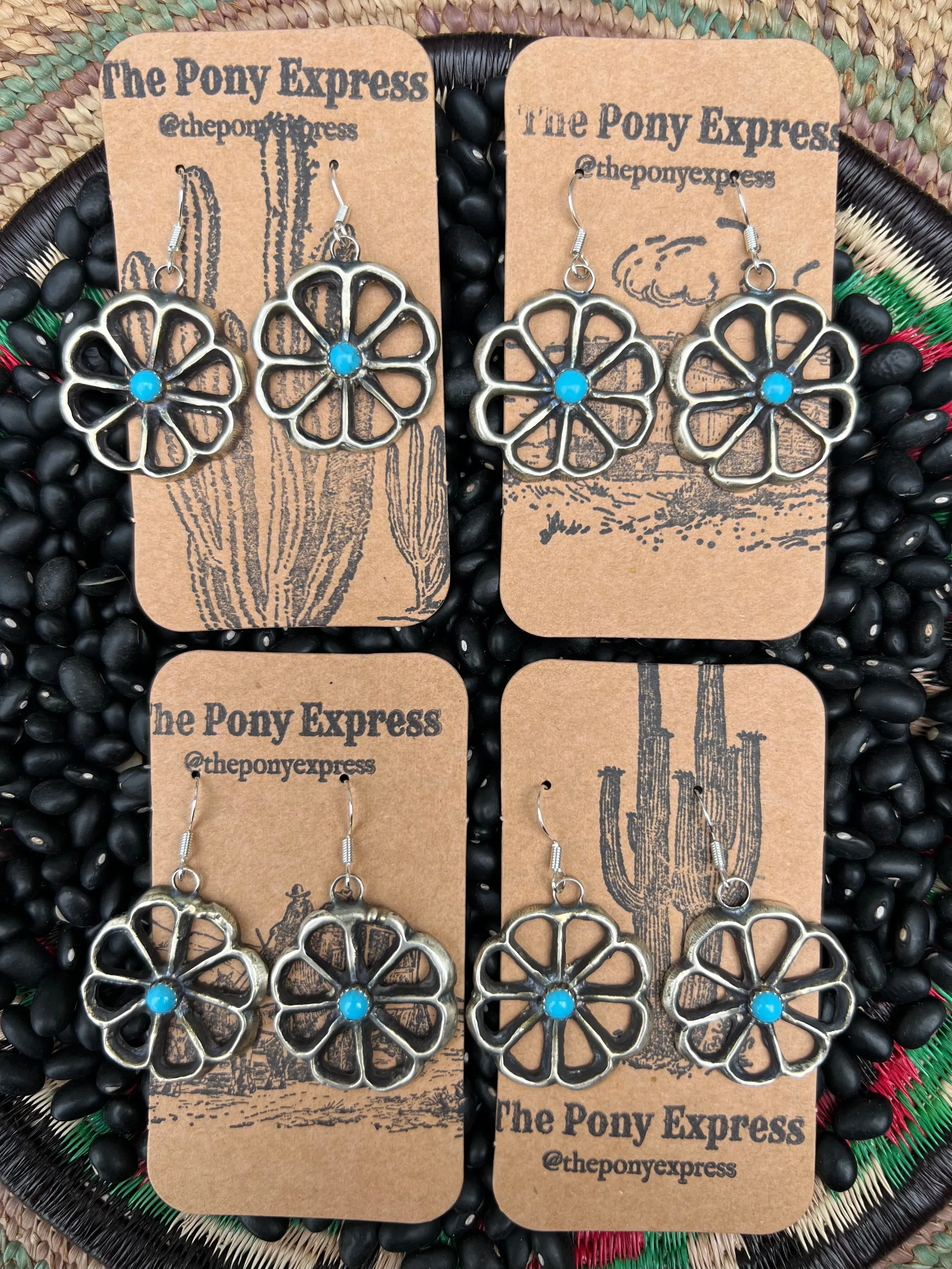 Sandcast Daisy Dangles