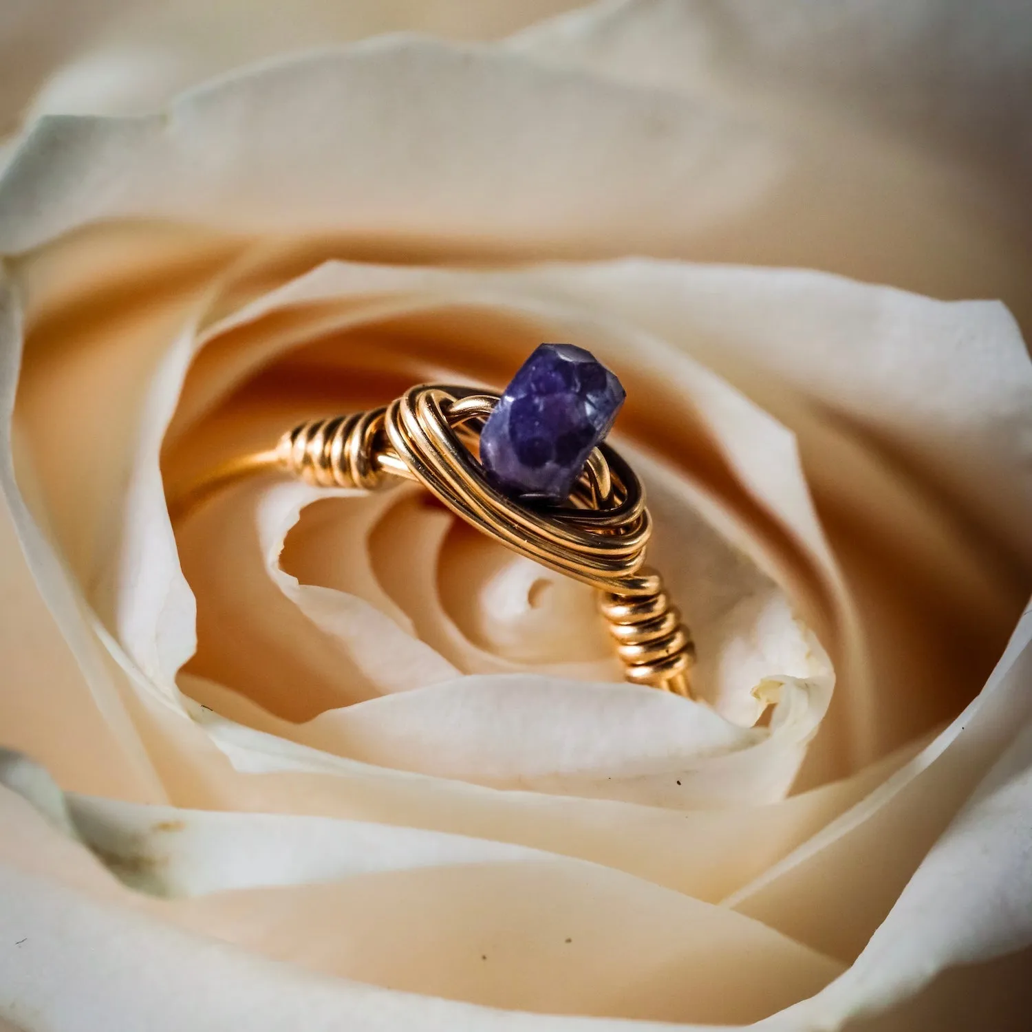 Sapphire Dainty Ring