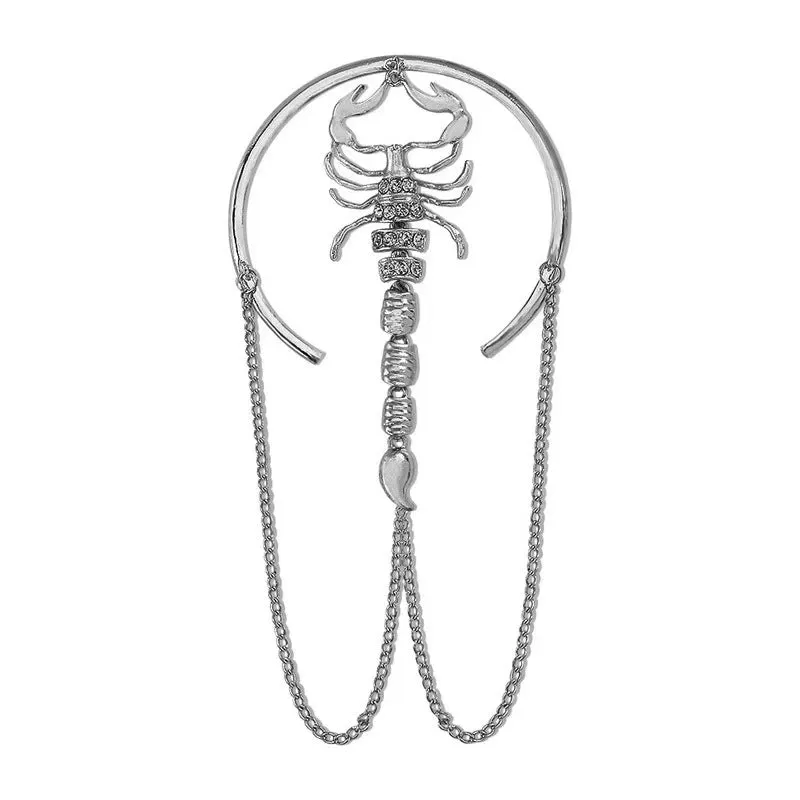 Scorpion Alloy Silver Plated Bracelet