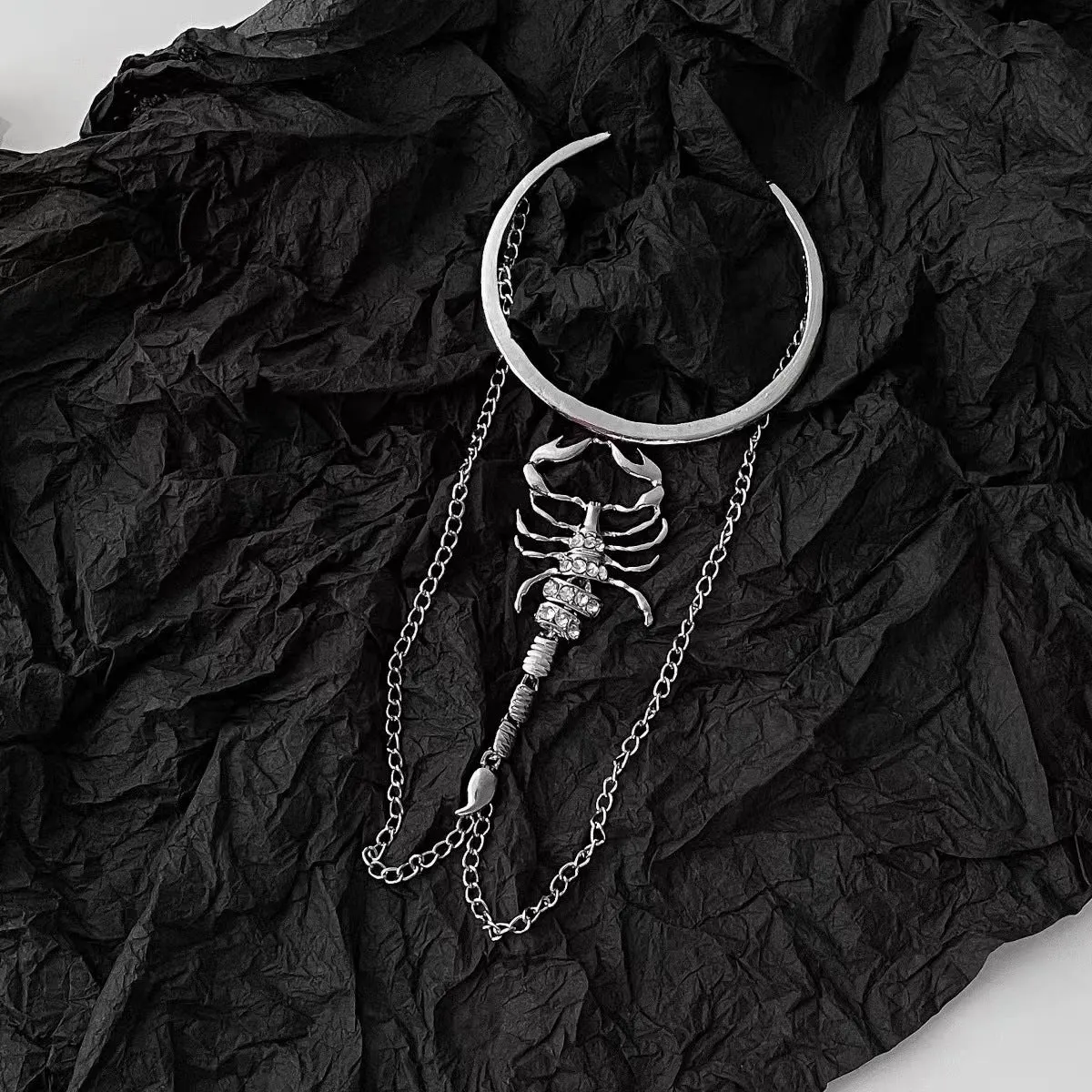 Scorpion Alloy Silver Plated Bracelet