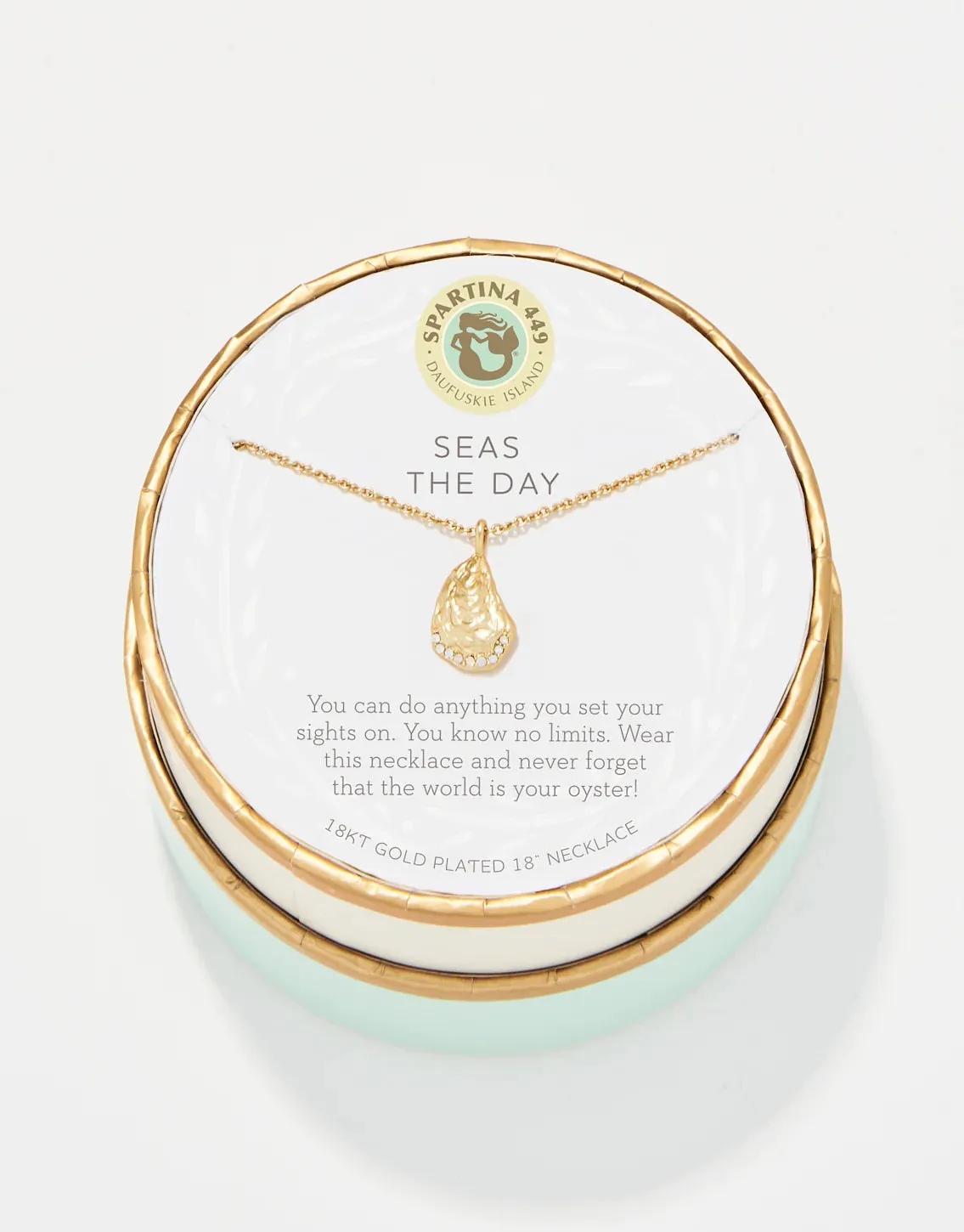 Sea La Vie Seas the Day Oyster 18" Necklace
