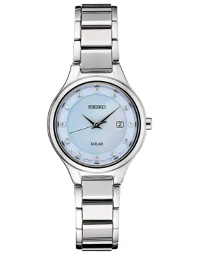 Seiko Womens Diamonds Collection - Stainless Steel - Blue MOP Dial - Bracelet