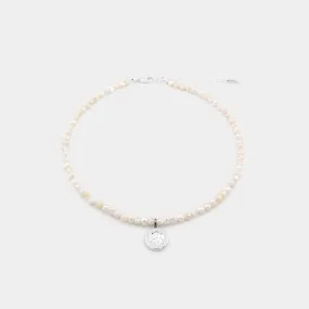 Shoreline Pearl Choker - Silver