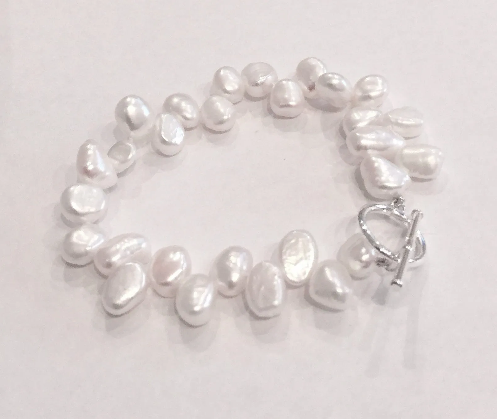 Side-drilled Pearl Bracelet