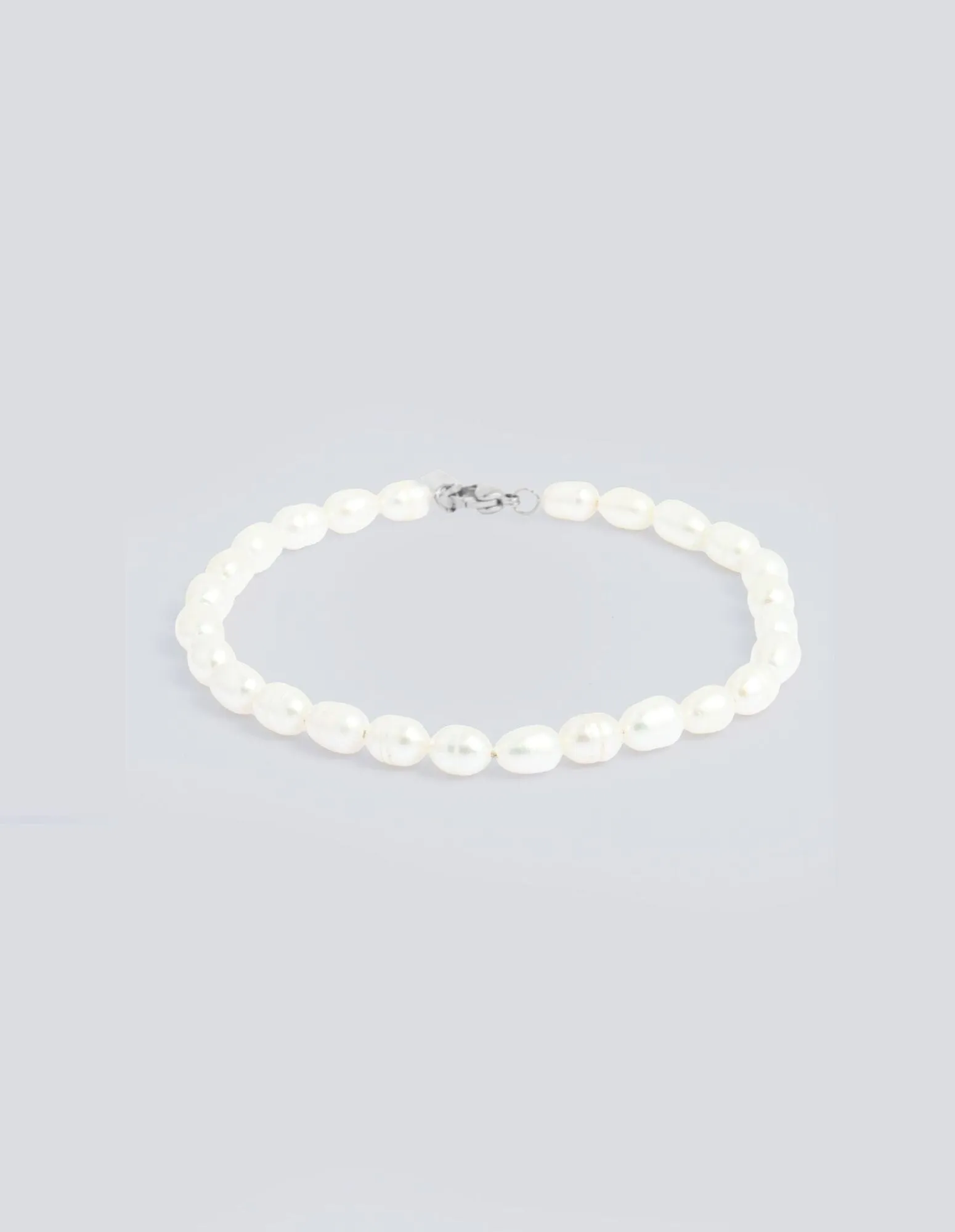 Silver Pearl Bracelet