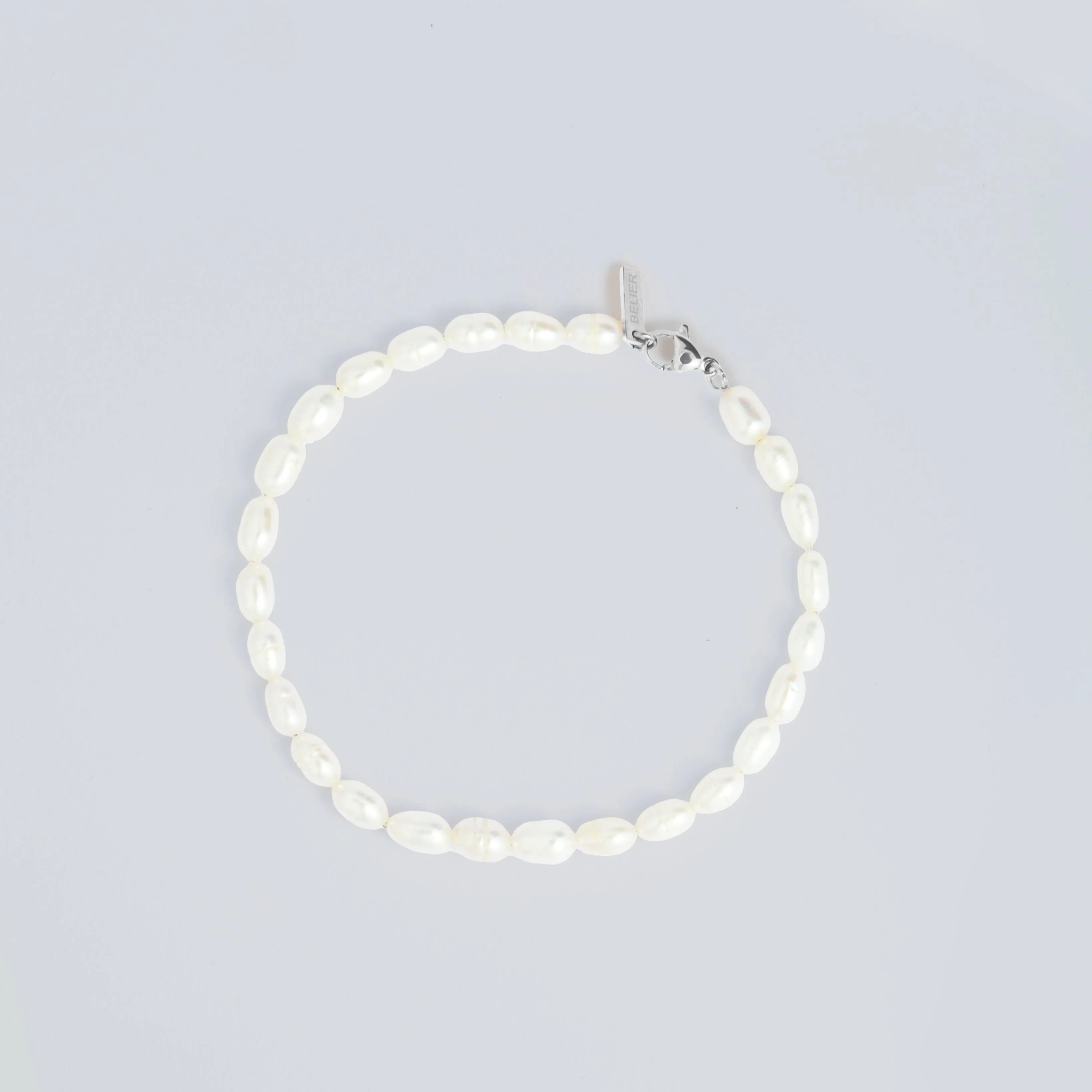 Silver Pearl Bracelet