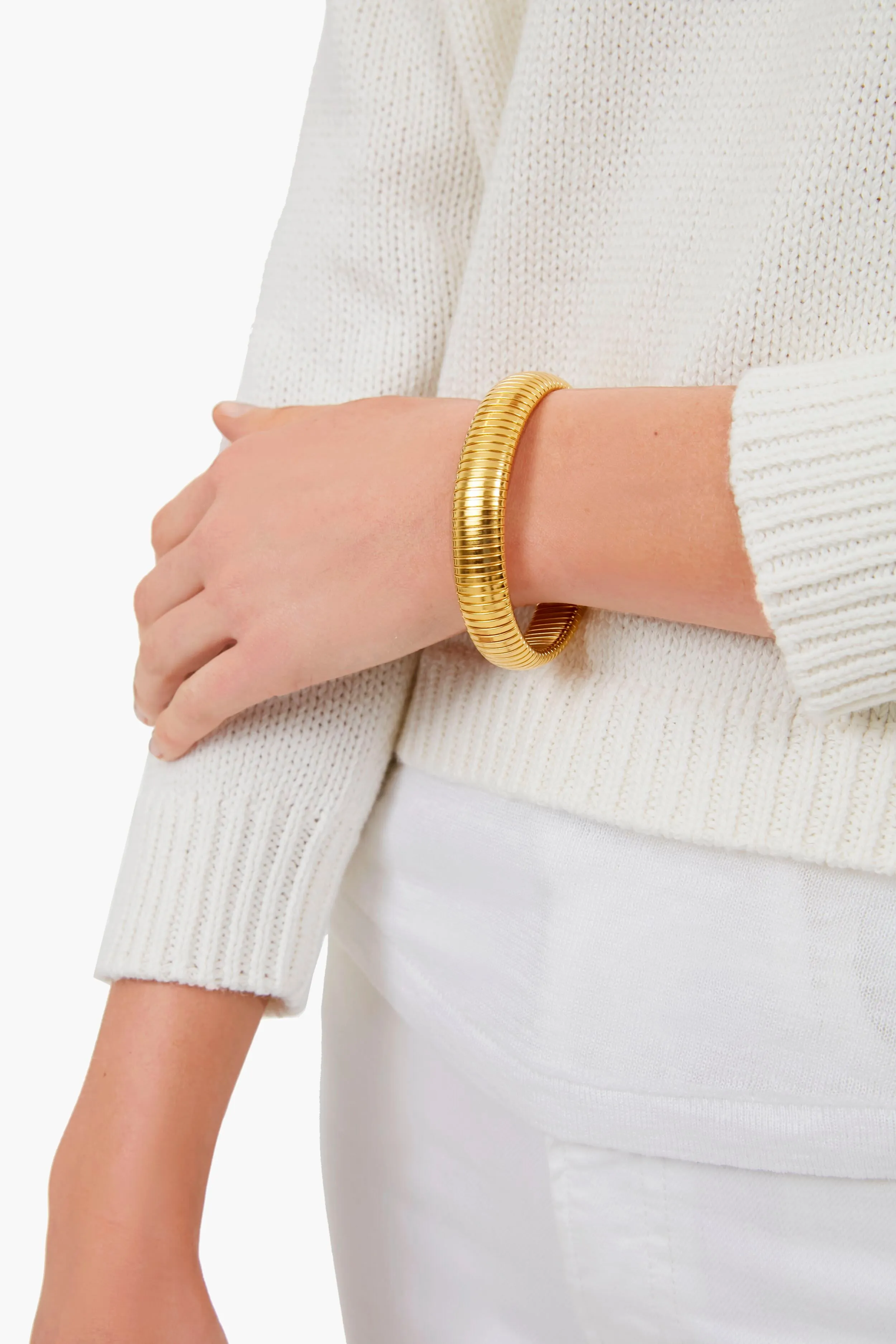 Small Gold Cobra Bracelet