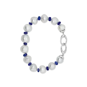 South Sea Pearl & Tanzanite Bracelet