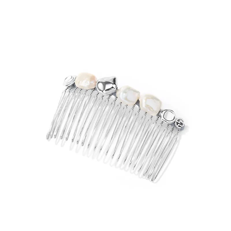 Special shaped Pearl Side Comb