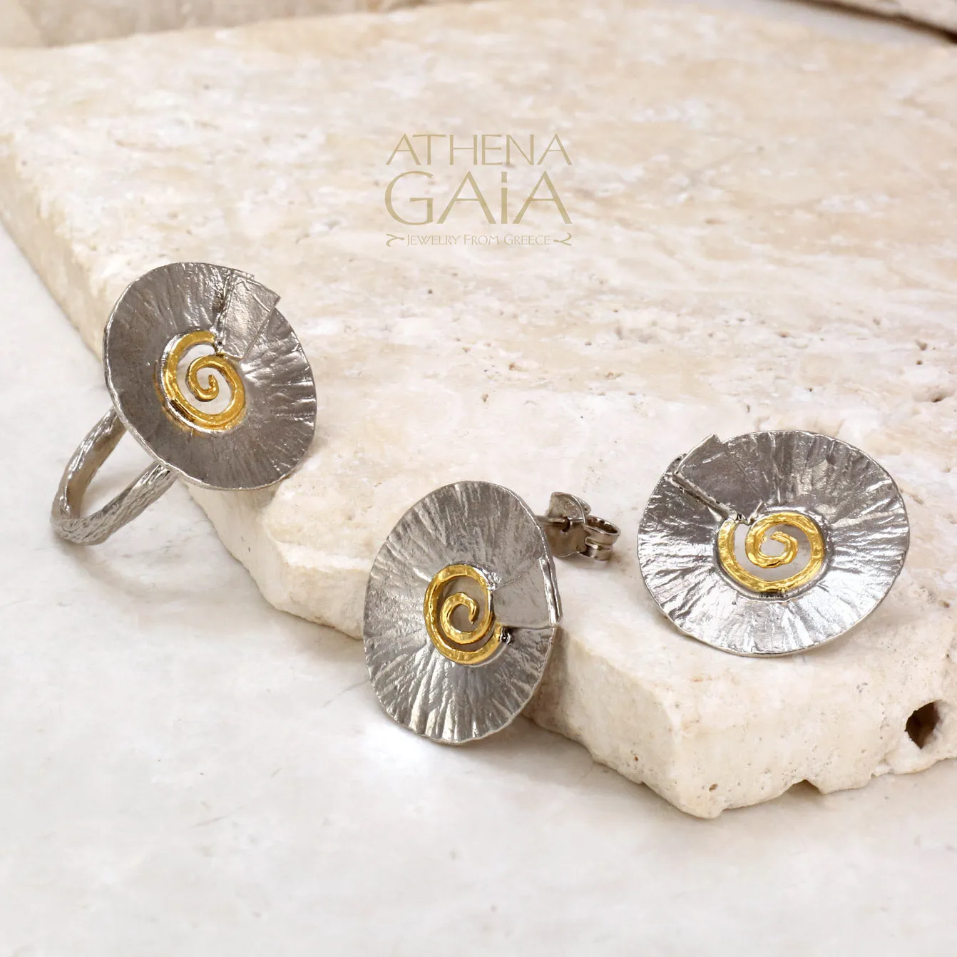 Spiral Gravity Earrings