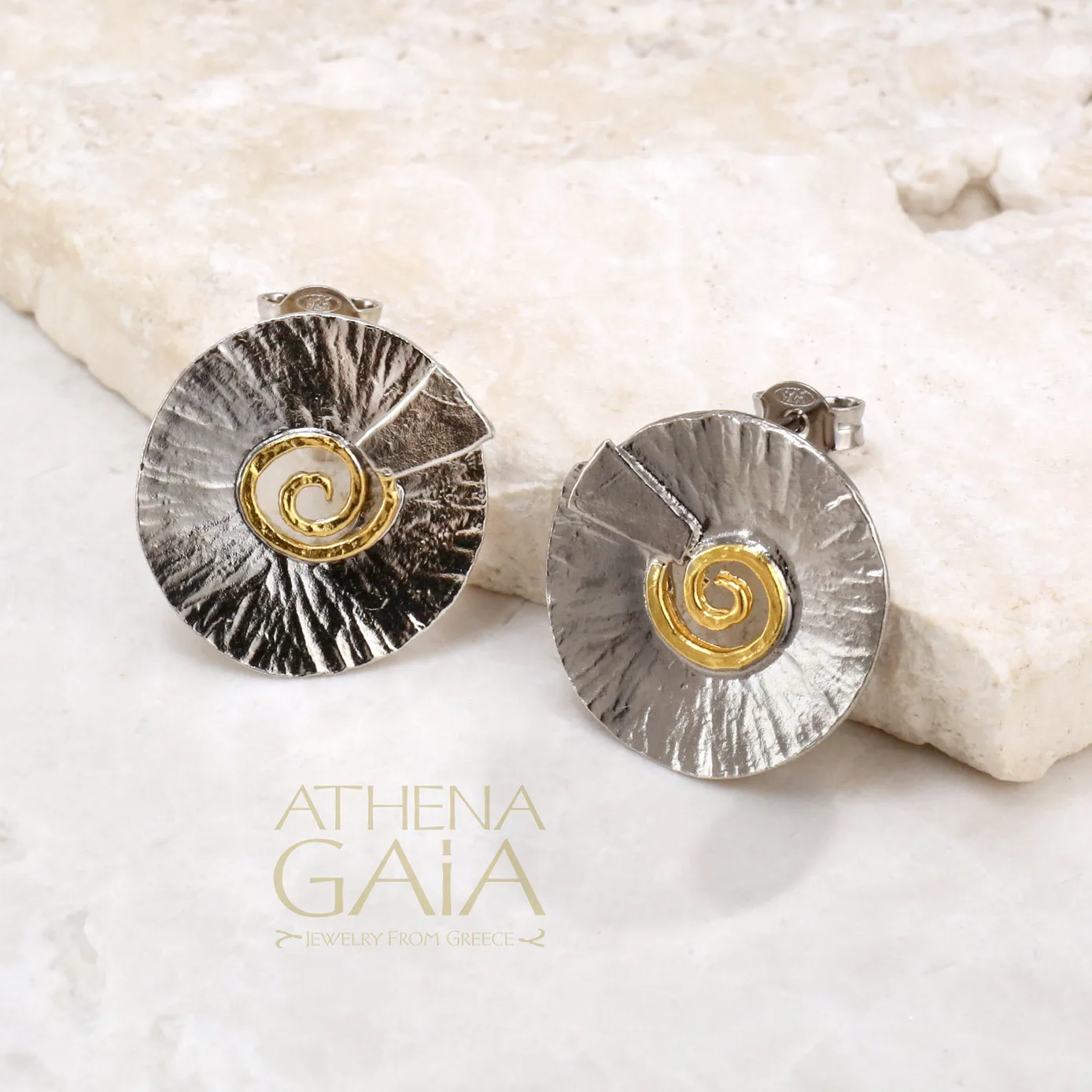 Spiral Gravity Earrings