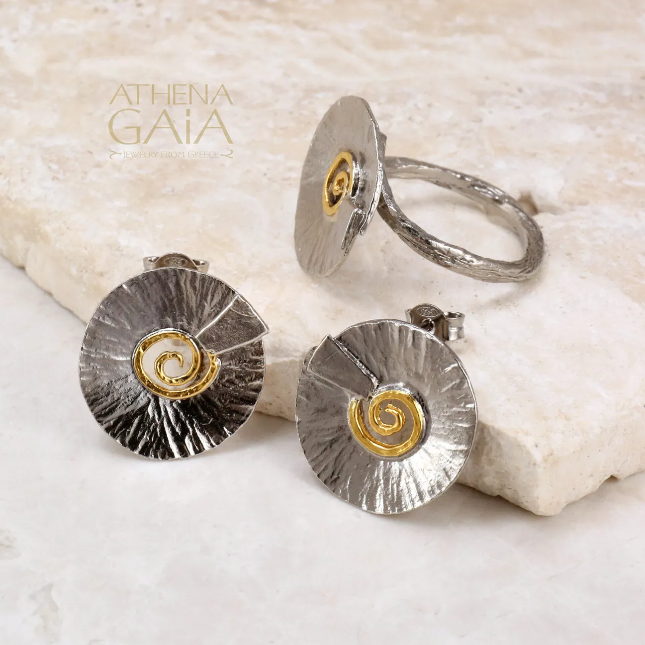 Spiral Gravity Earrings