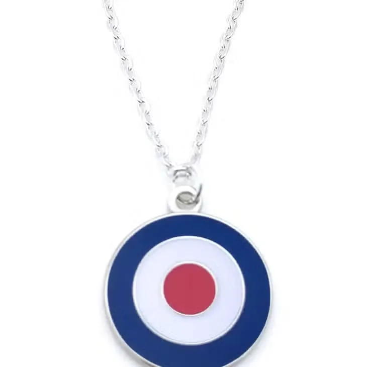 Spitfire RAF Roundel Necklace