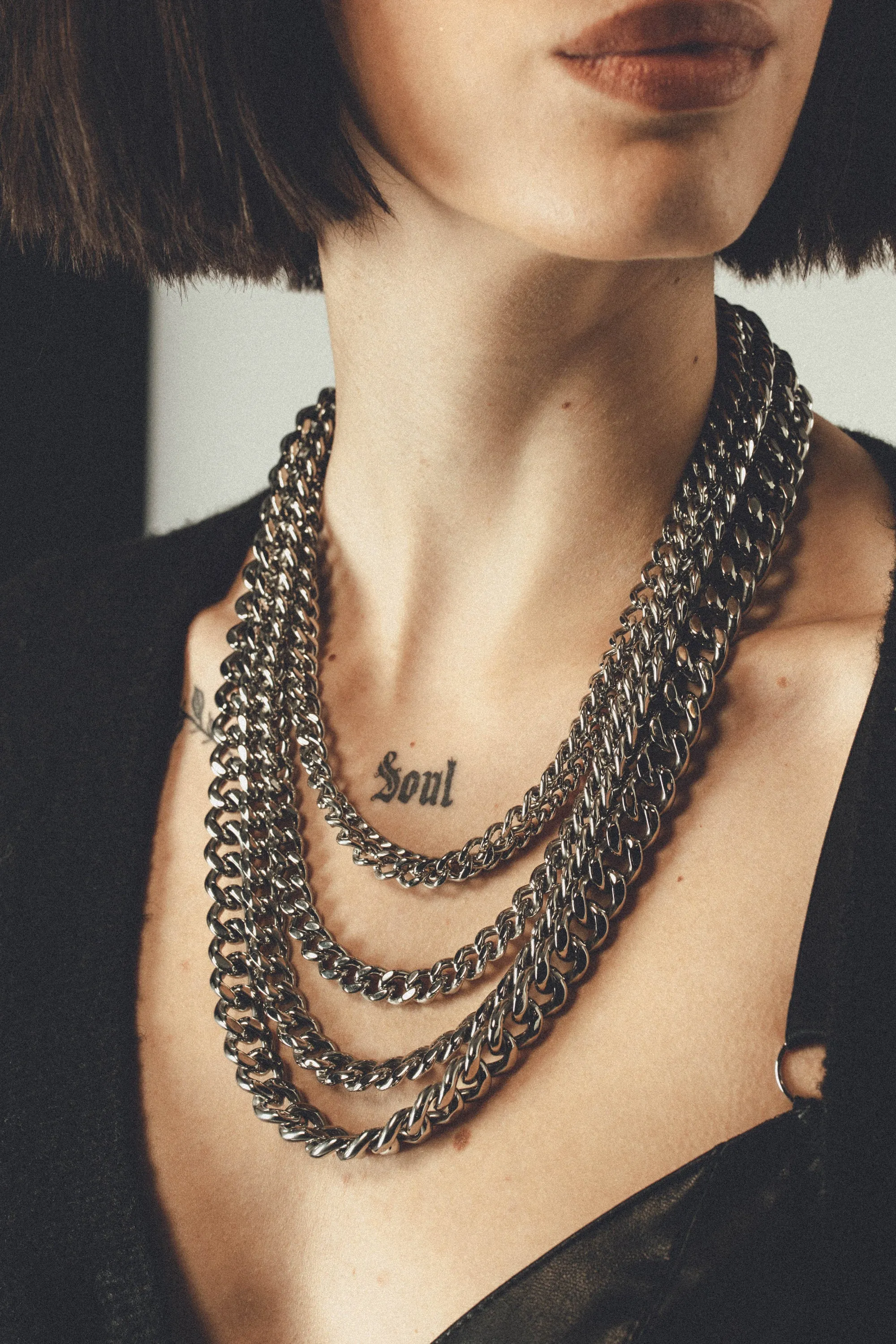 Stacked Choker Chain