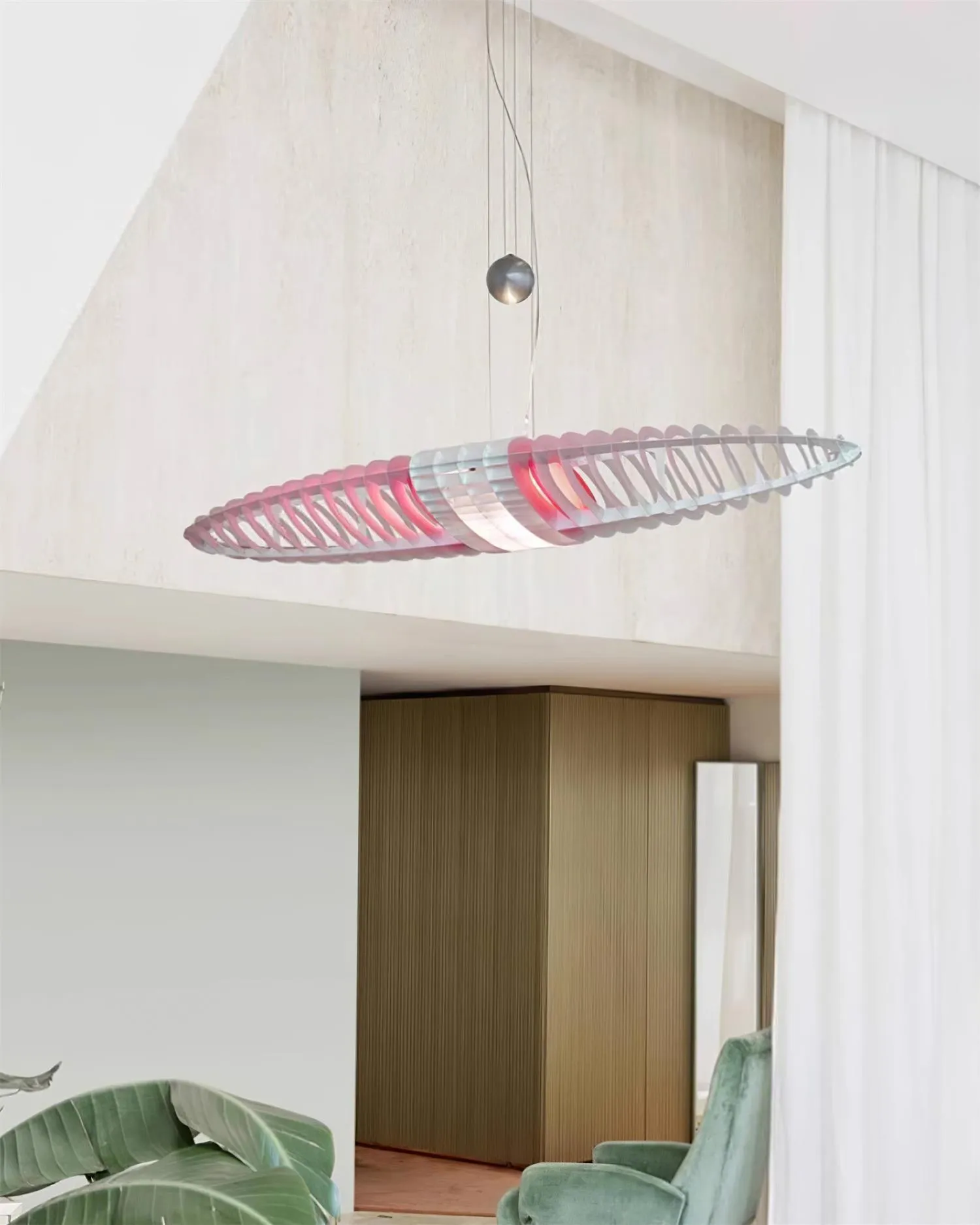 Star Ship Pendant Lamp 27.5″- 3.1″