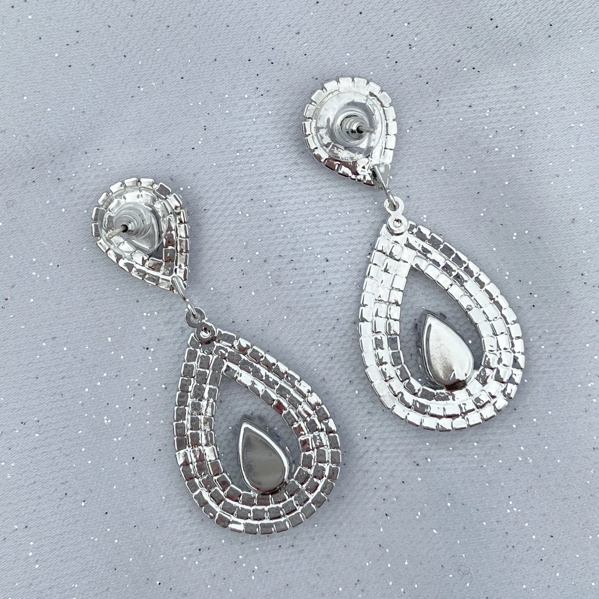 Statement Earrings Crystal Earrings Teardrop