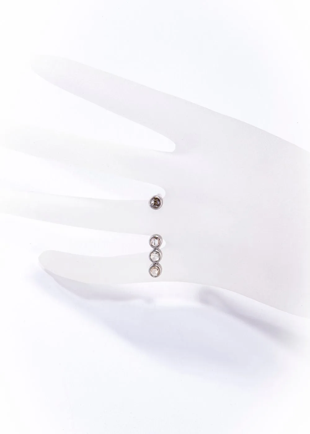 Sterling Champagne Diamond Ring