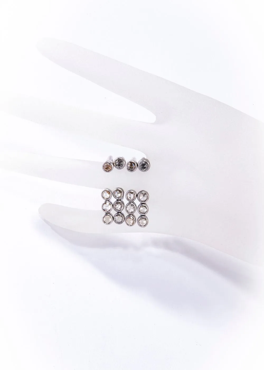 Sterling Champagne Diamond Ring