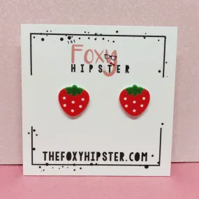 Strawberry Stud Earrings