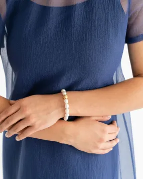 Susan Shaw 2059W Genuine Freshwater Pearl Bracelet