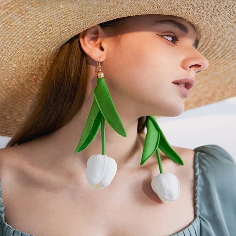 TEEK - Upside Down Tulip Earrings
