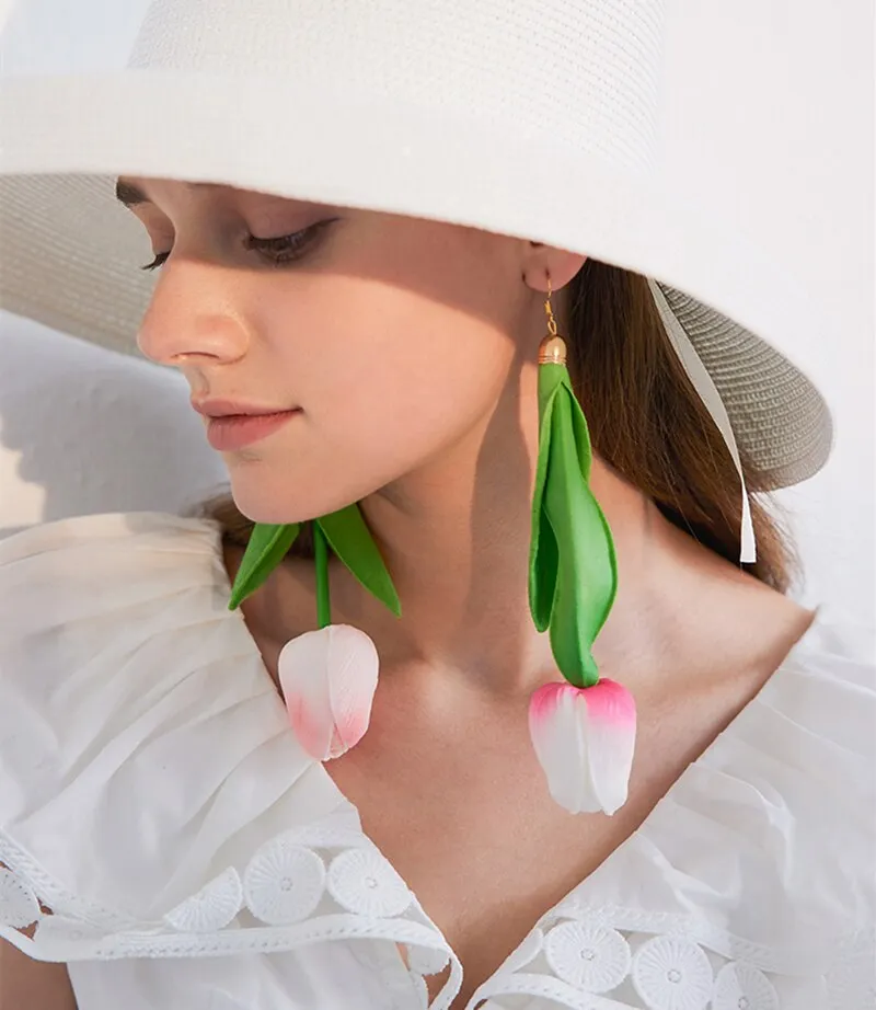 TEEK - Upside Down Tulip Earrings