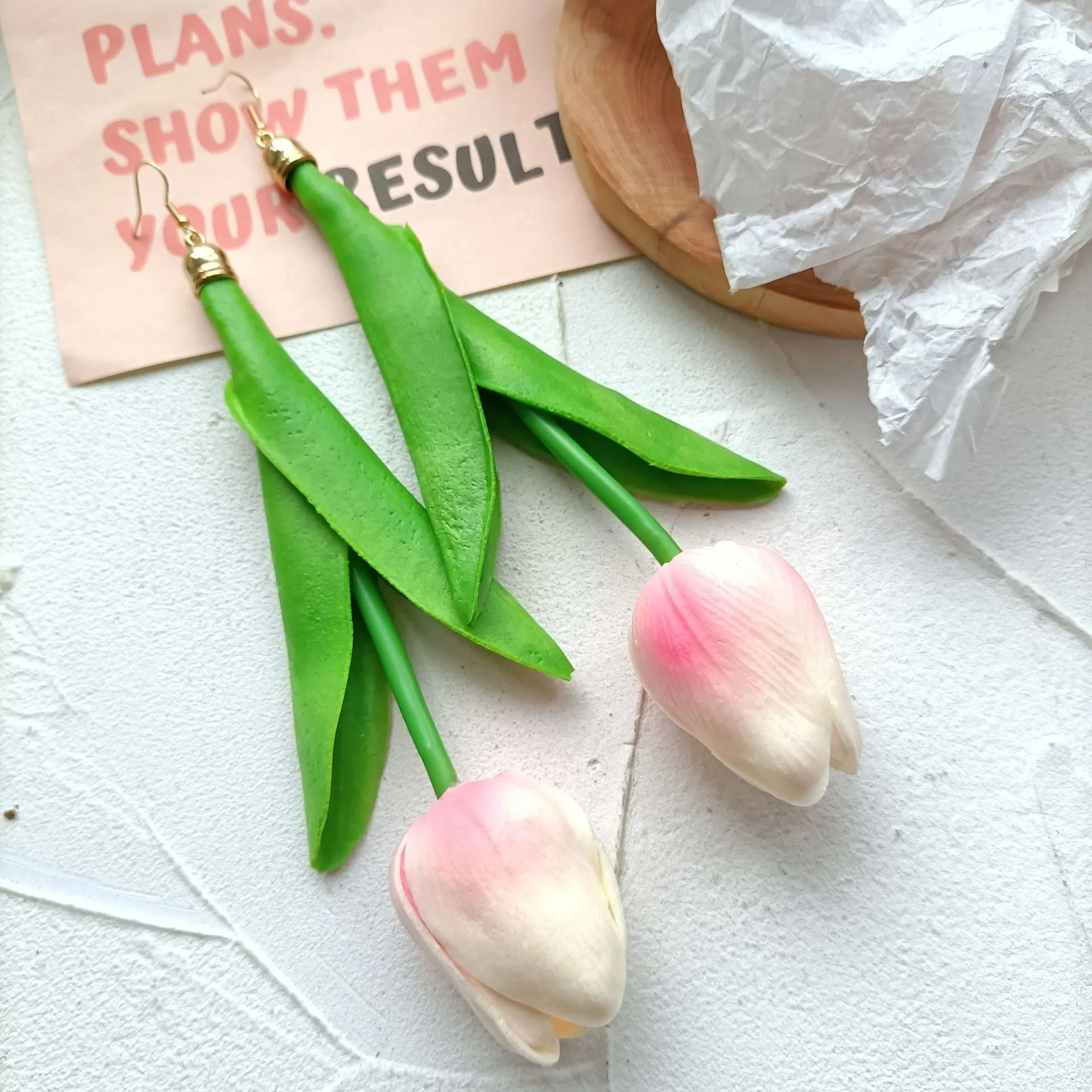 TEEK - Upside Down Tulip Earrings