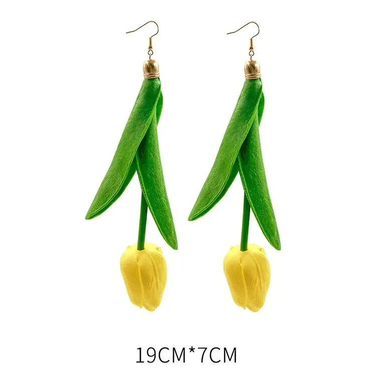 TEEK - Upside Down Tulip Earrings