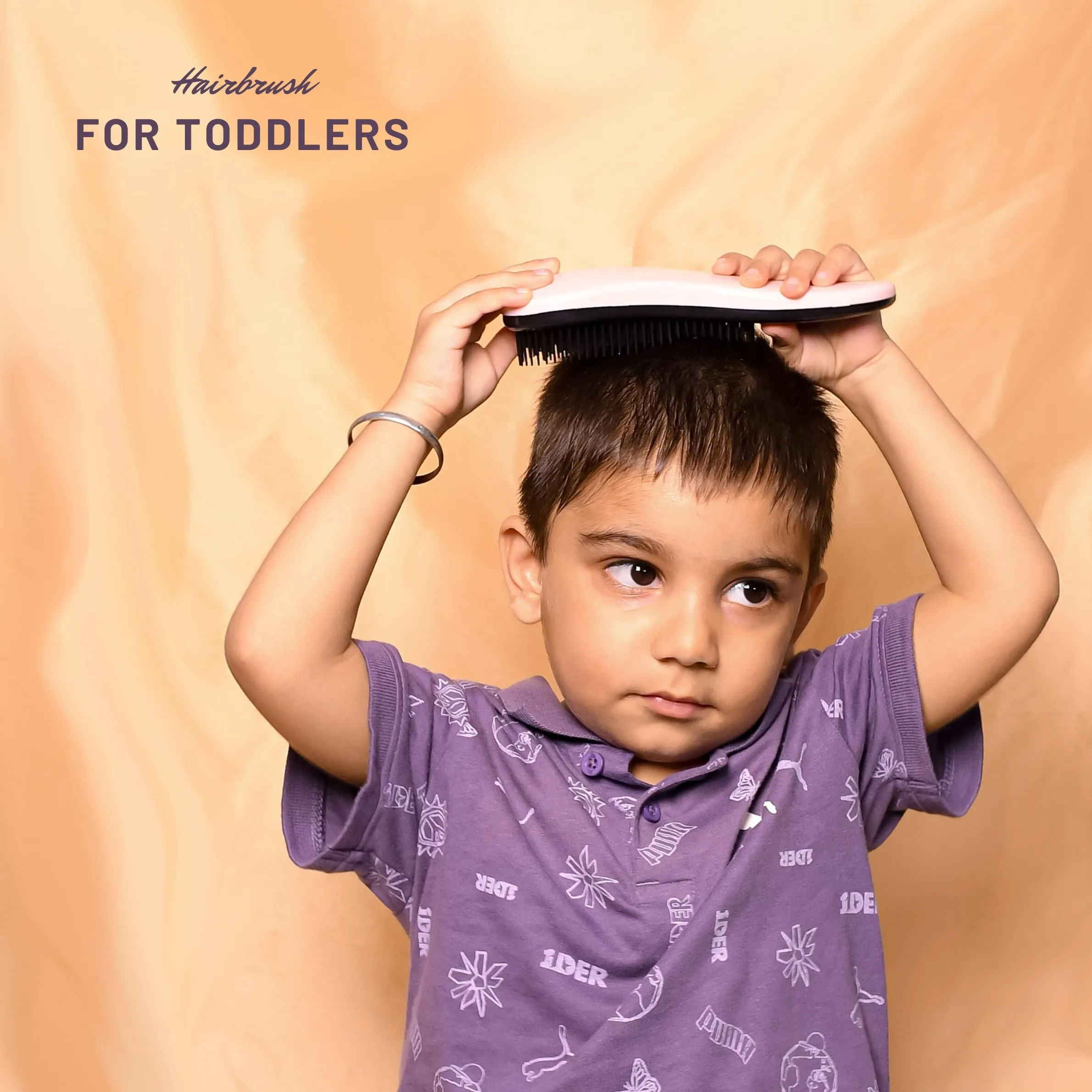 The Little Lookers Kids Hair Brush, Compatible for Wet and Dry Hair, Best for detangling Hair | Stylish Comb for Babies/Children/Kids| Easy to use on Baby’s Sensitive scalps