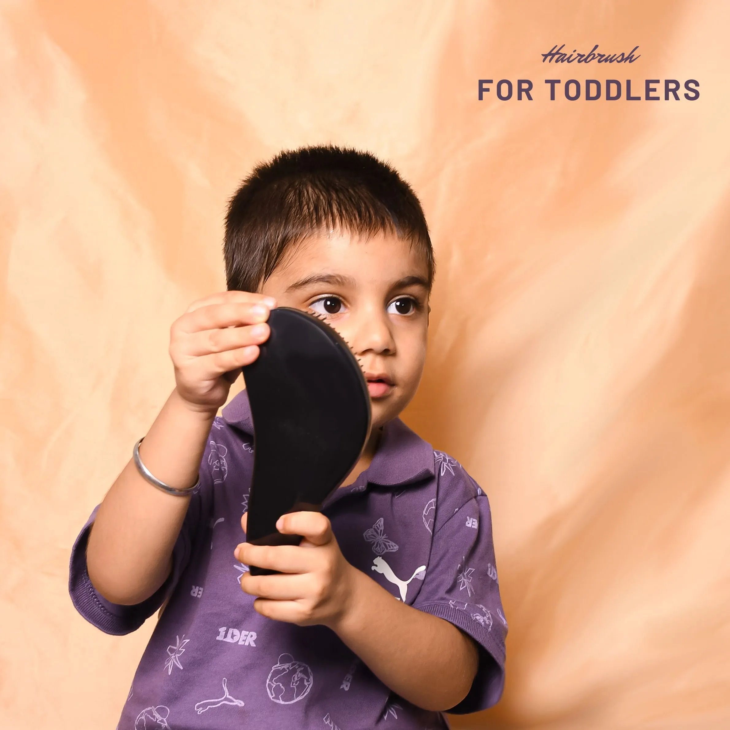 The Little Lookers Kids Hair Brush, Compatible for Wet and Dry Hair, Best for detangling Hair | Stylish Comb for Babies/Children/Kids| Easy to use on Baby’s Sensitive scalps