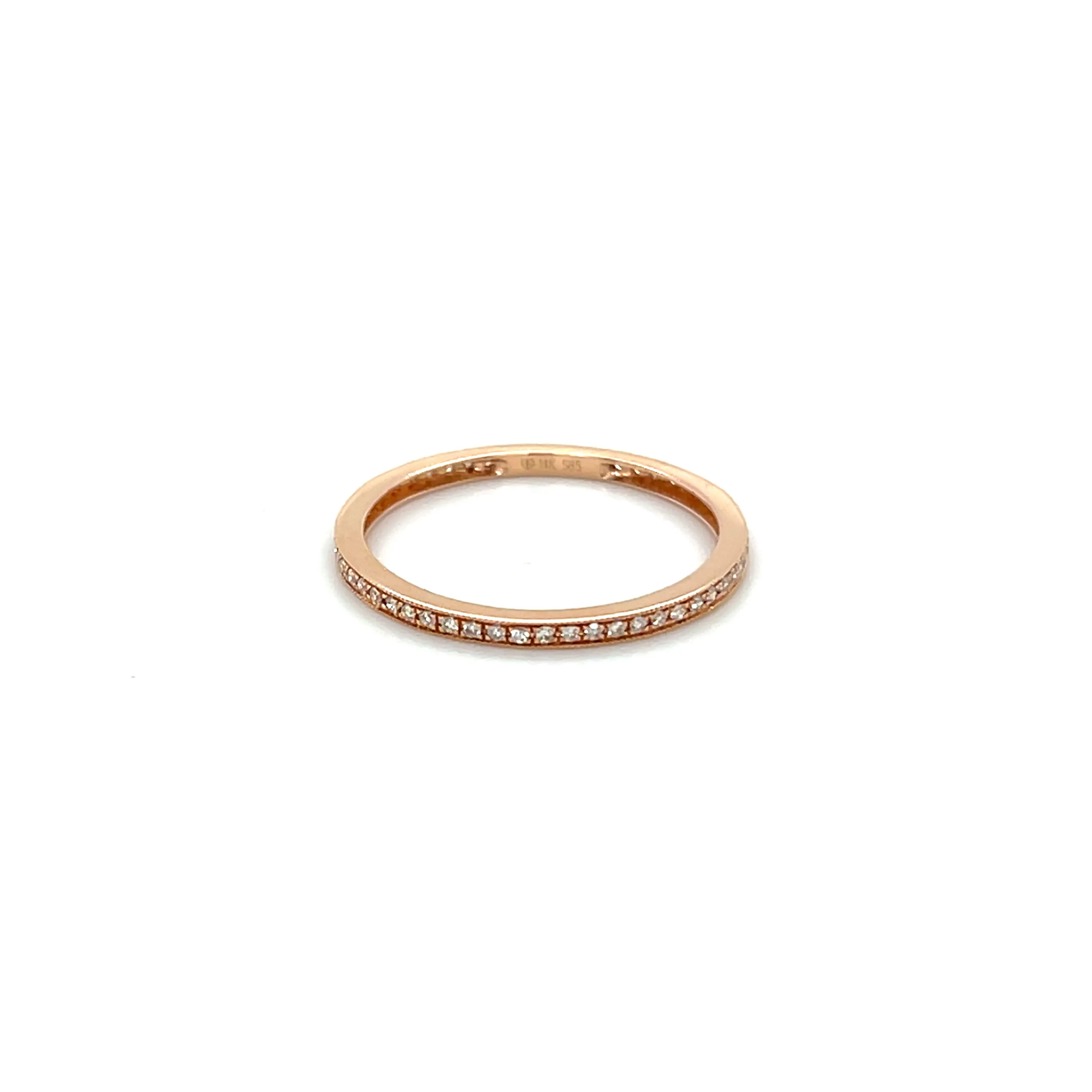 Thin Diamond Eternity Band Ring