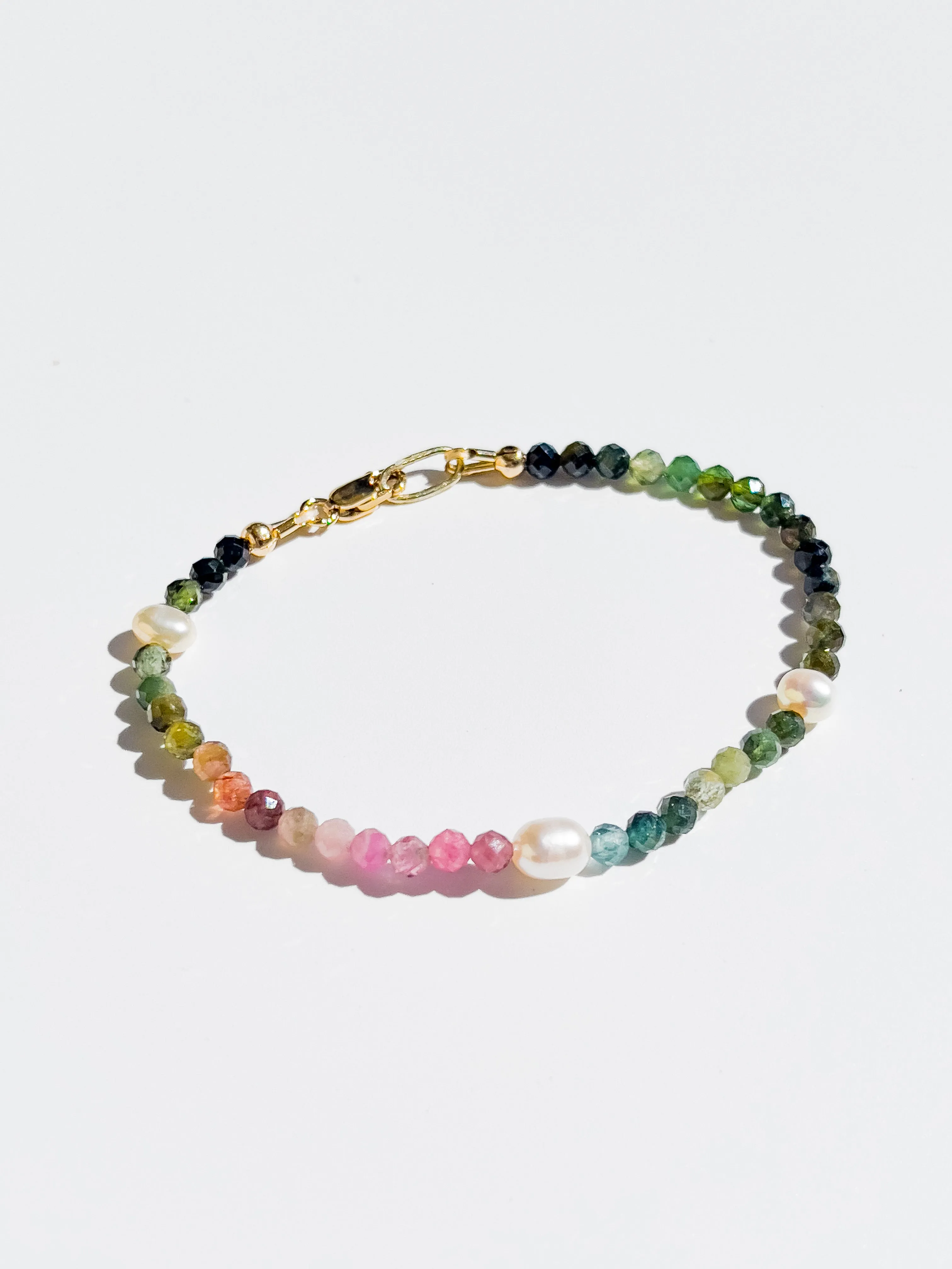 Tourmaline & Pearl Bracelet - Small