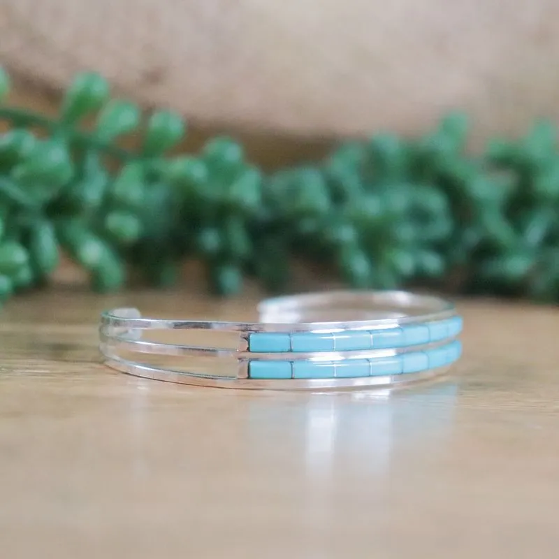 Track Turquoise Cuff