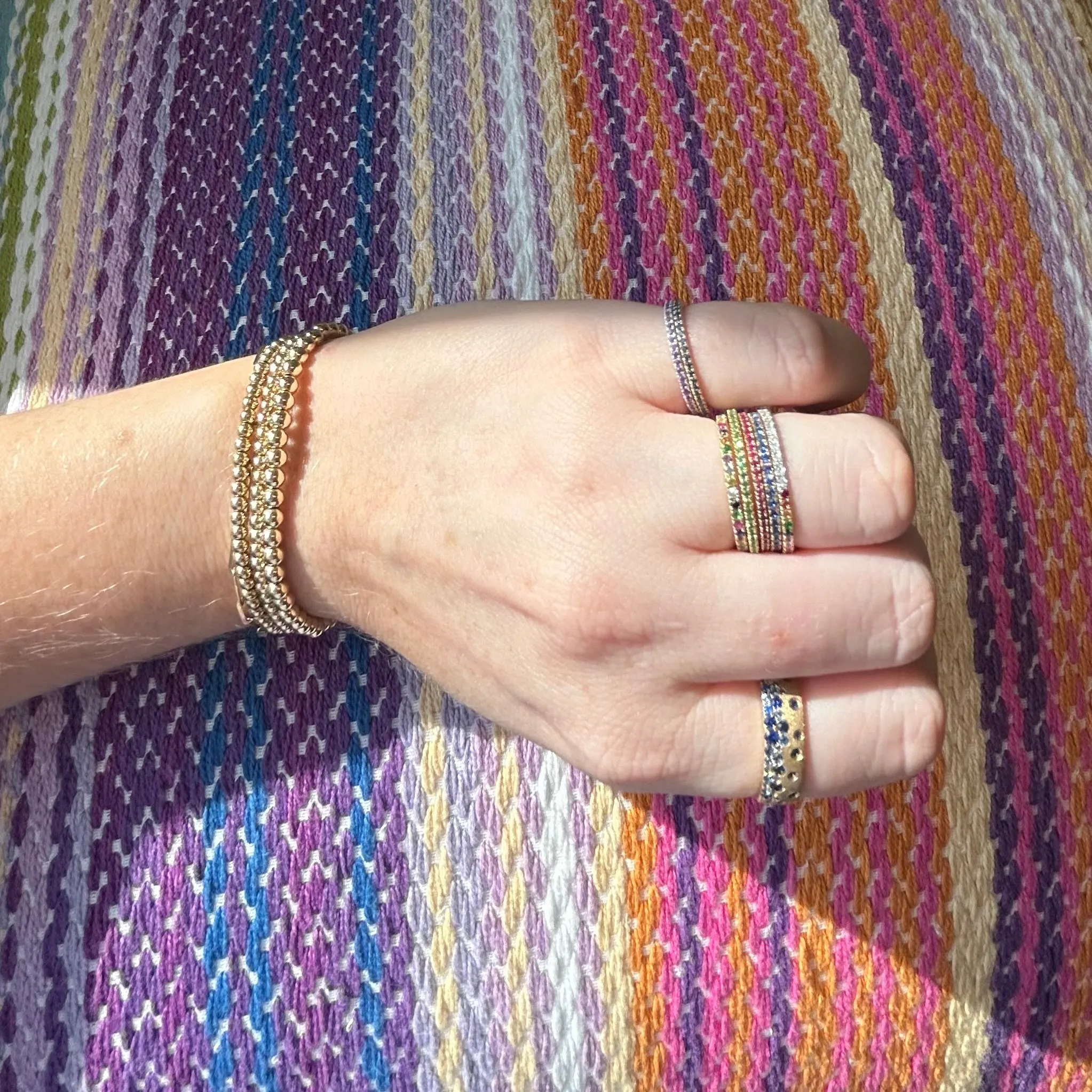 Tsavorite Eternity Band
