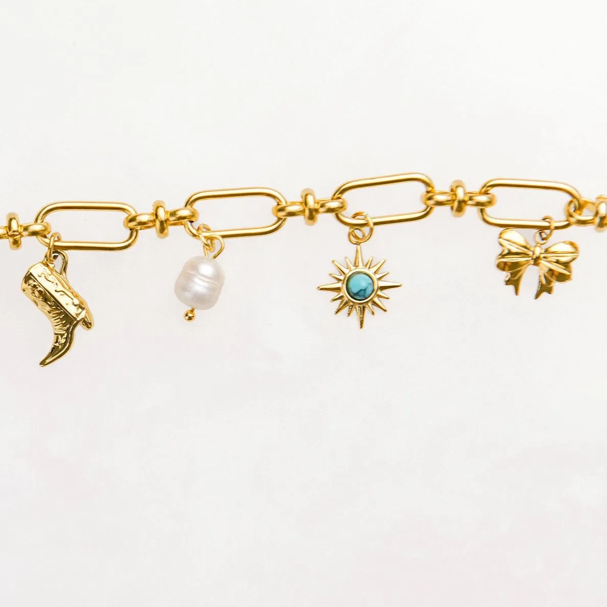 Turquoise Sun Charm