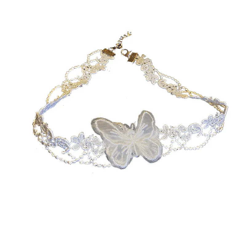 VenusFox Lace Mesh Butterfly Choker