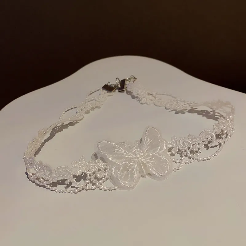 VenusFox Lace Mesh Butterfly Choker