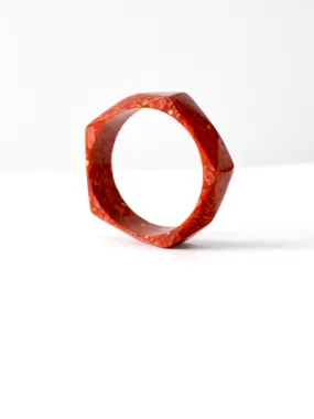 vintage chunky geometric bangle