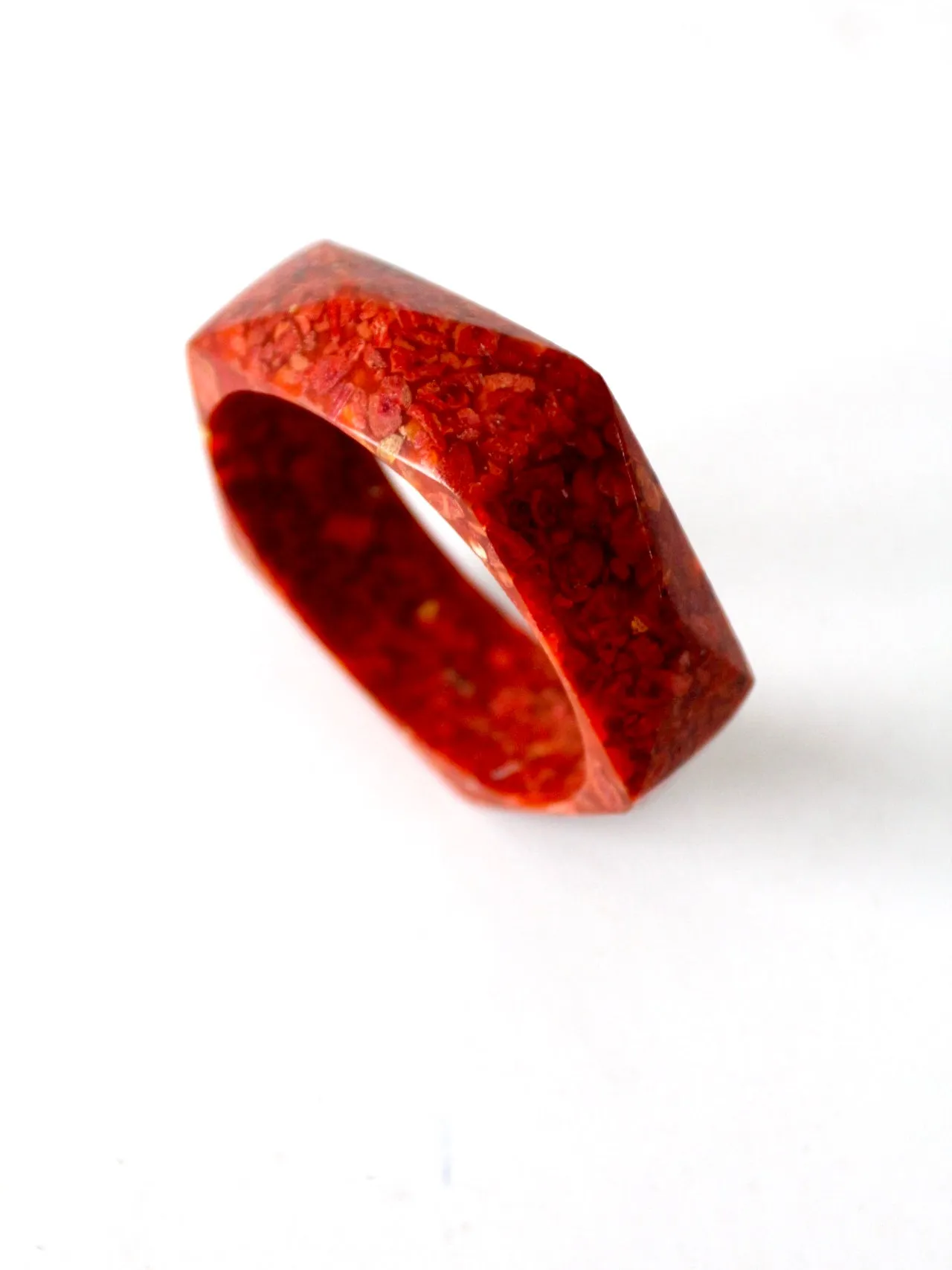 vintage chunky geometric bangle